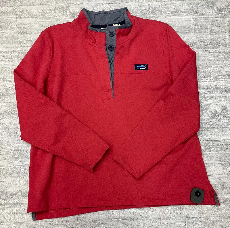 Practical Clothing Top Long Sleeve By L.l. Bean In Pink, Size: Xlp