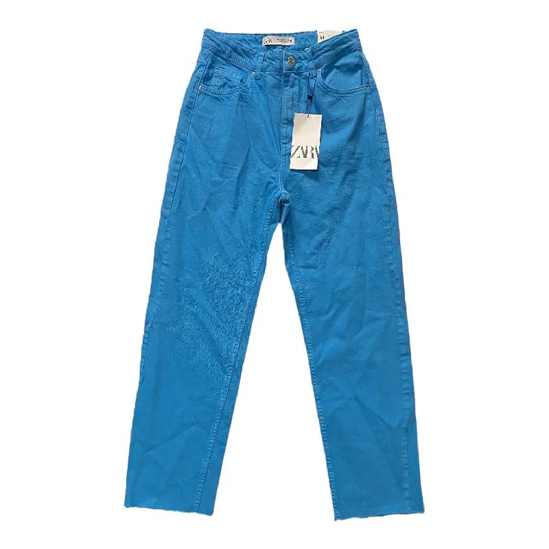 Relaxed Looks Blue Jeans Straight Zara, Size 2