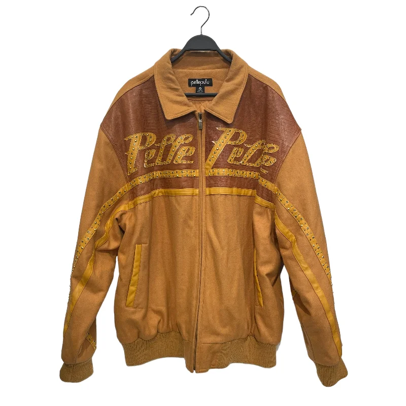 Pelle Pelle/Leather Jkt/XXXXXL/Wool/BEG/