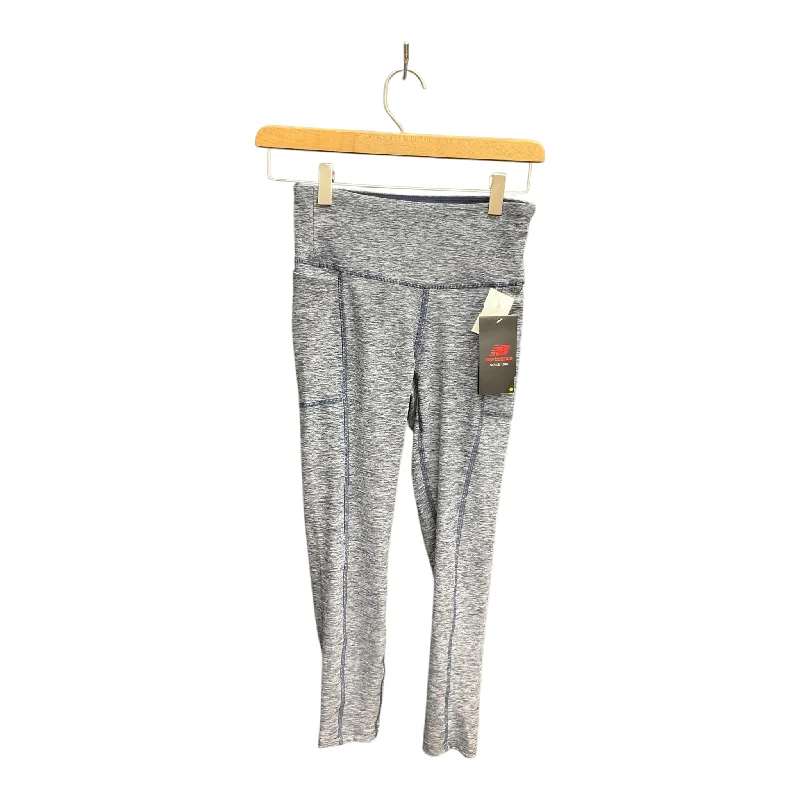 Lightweight Gear Athletic Capris By New Balance In Blue, Size: Xs