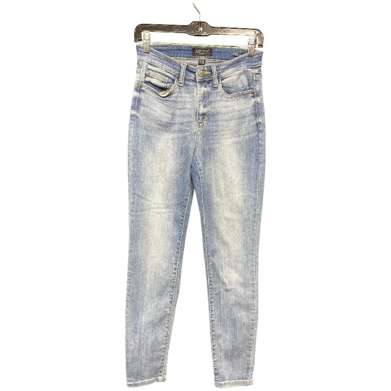 Classic Casual Jeans Skinny By Judy Blue In Blue Denim, Size: Xs