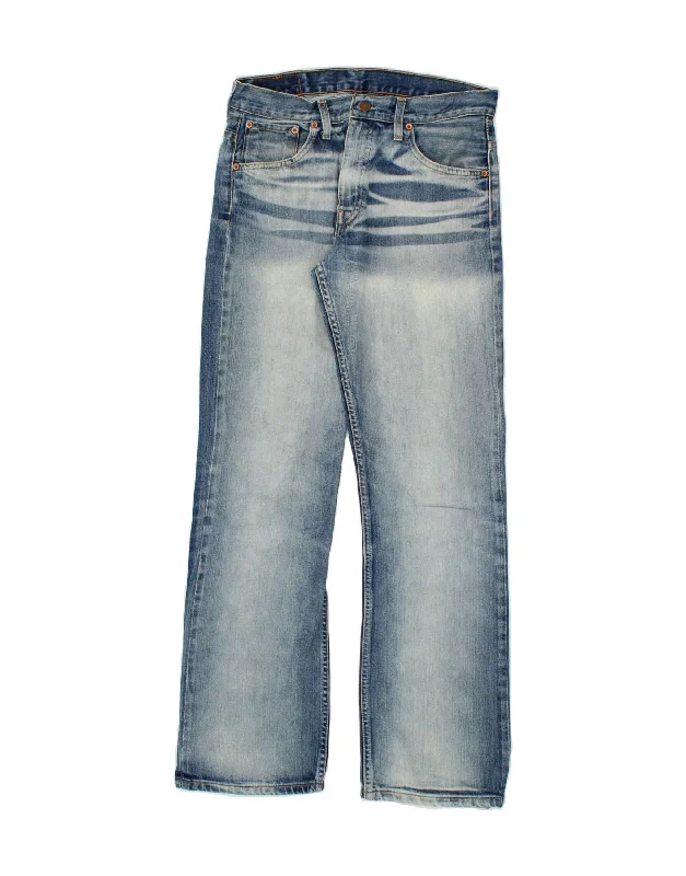 Sporty Suits LEVI'S Mens 507 Bootcut Jeans W32 L32 Blue Cotton