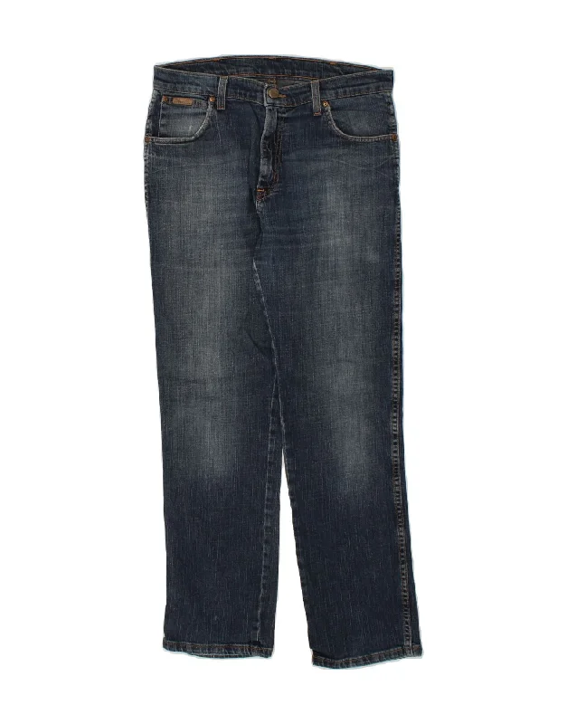 Everyday Outfits WRANGLER Mens Texas Stretch Straight Jeans W33 L30 Navy Blue Cotton Everyday Outfits WRANGLER Mens Texas Stretch Straight Jeans W33 L30 Navy Blue Cotton
