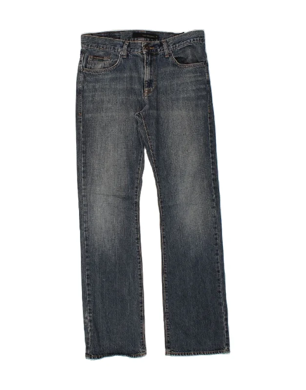 Sporty Chic CALVIN KLEIN Mens Bootcut Jeans W30 L32  Blue Cotton