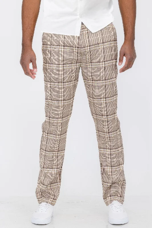 Plaid Trouser Pants