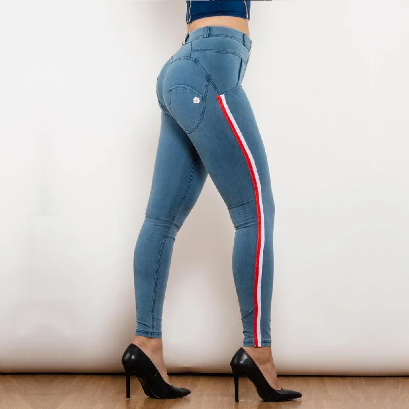 Melody Middle Sexy Push Up Jeans Denim Pencil Pants