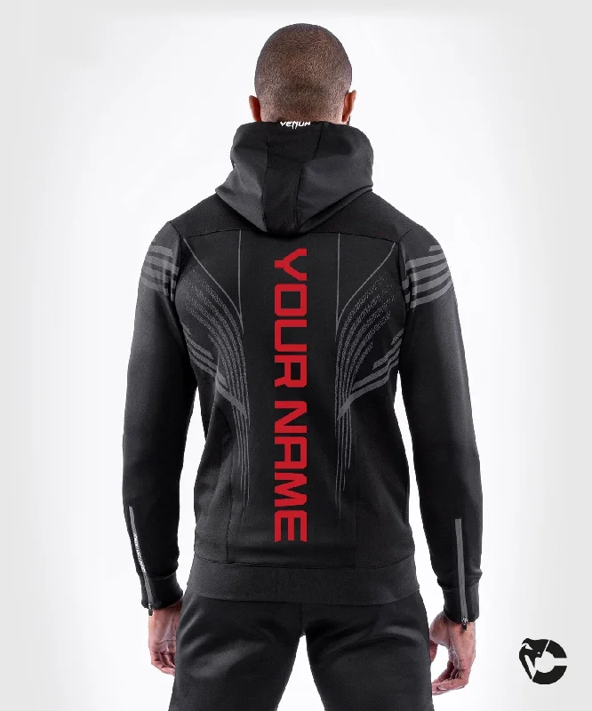 Effortless Comfort UFC Venum Personalized Authentic Fight Night Men's Walkout Hoodie - Black