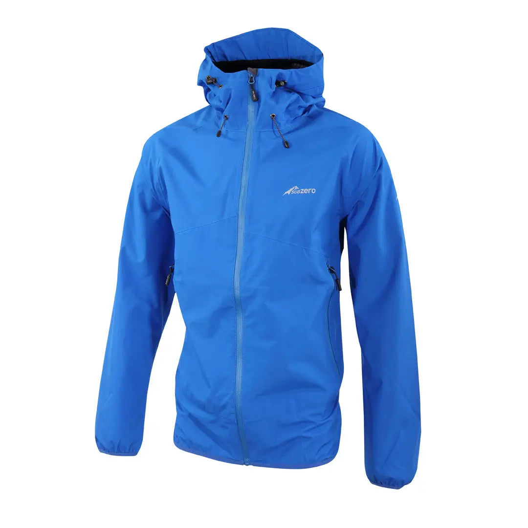 Sporty Look Mens Lightweight Waterproof Jacket Blue