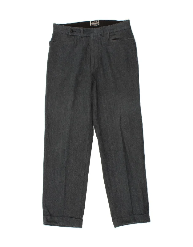 Outdoor Gear AVIREX Mens Straight Suit Trousers W31 L29  Grey Cotton