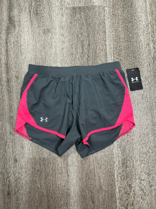 Grey & Pink Athletic Shorts Under Armour, Size S