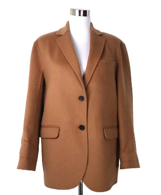 Anine Bing Tan Wool & Cashmere Jacket sz 2