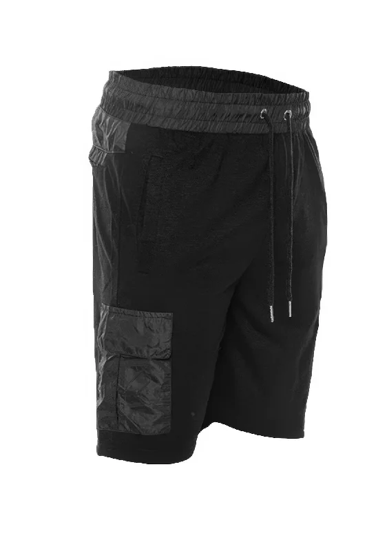 Street Style Heathered Light Weight Slub Shorts