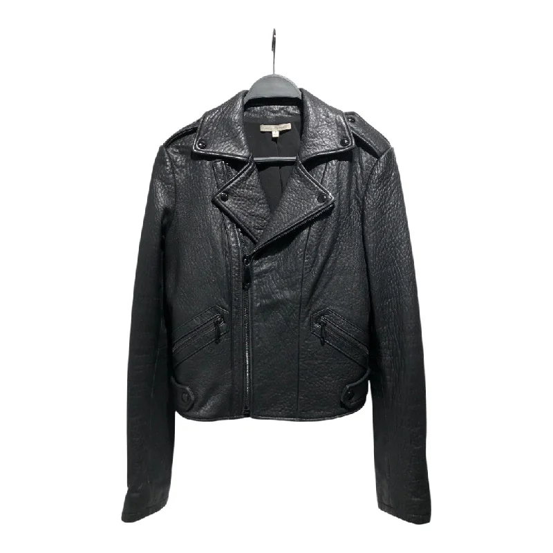 Sporty Look REBECCA MINKOFF/Leather Jkt/S/Leather/BLK/