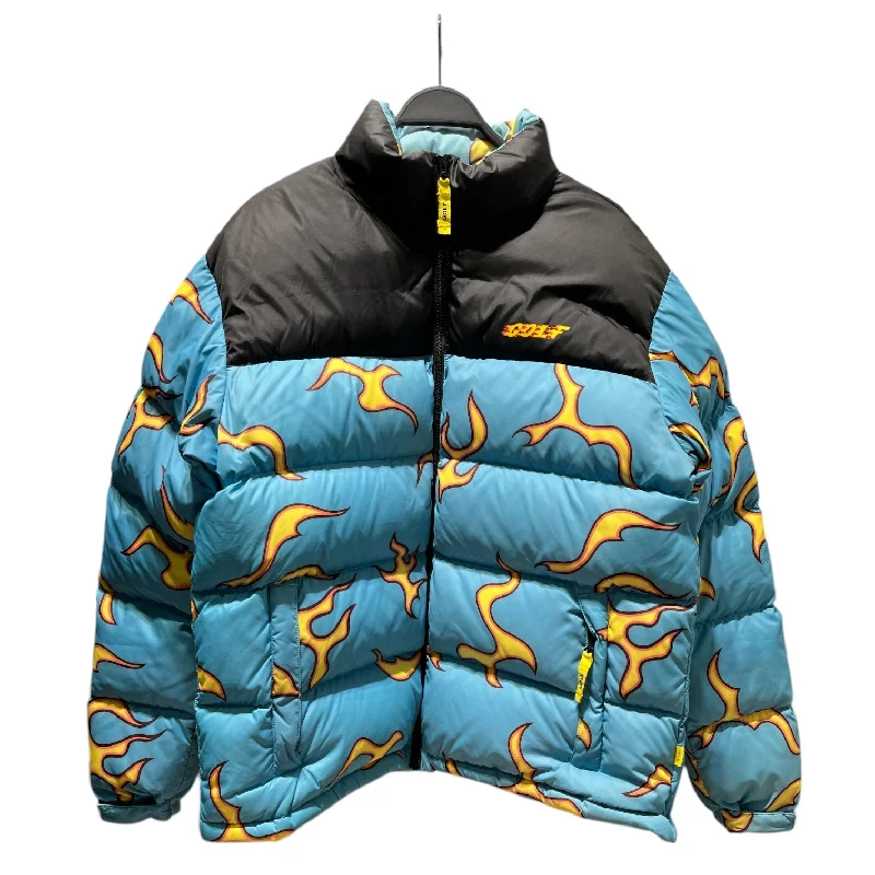 Timeless Style GOLF WANG/Puffer Jkt/L/Cotton/BLU/Animal Pattern/