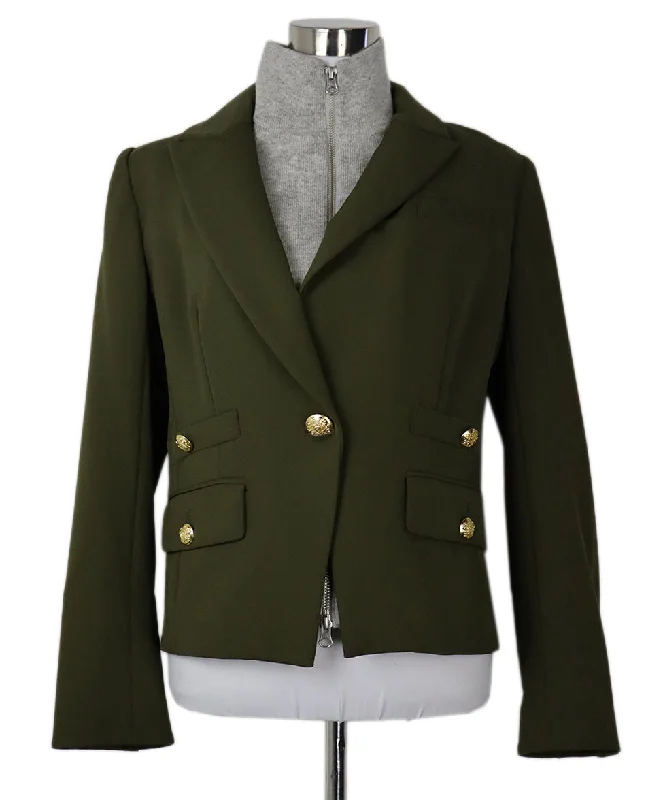 Veronica Beard Olive & Grey Dickey Jacket sz 10