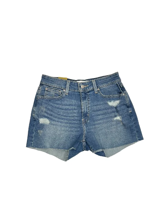 Casual Jackets Blue Denim Shorts Levis, Size 8
