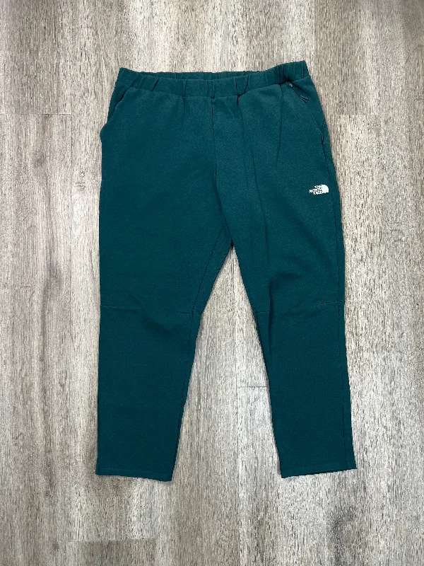 Casual Outfit Athletic Capris By The North Face In Green, Size: Xl