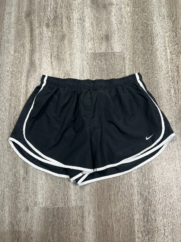 Athletic Shorts By Nike Apparel In Black & White, Size: Xxl