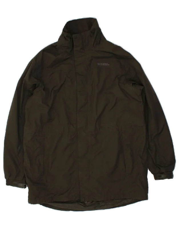 Modern Backpacks MOUNTAIN WAREHOUSE Mens Rain Jacket UK 40 Large Khaki Nylon