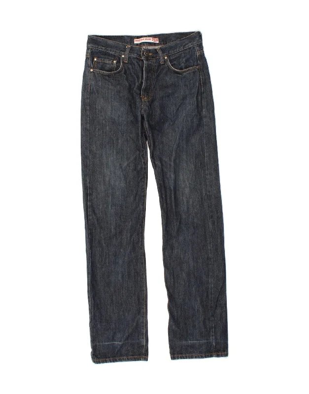 Sporty Suits CARRERA Mens 710 Straight Jeans  W31 L34 Navy Blue Cotton