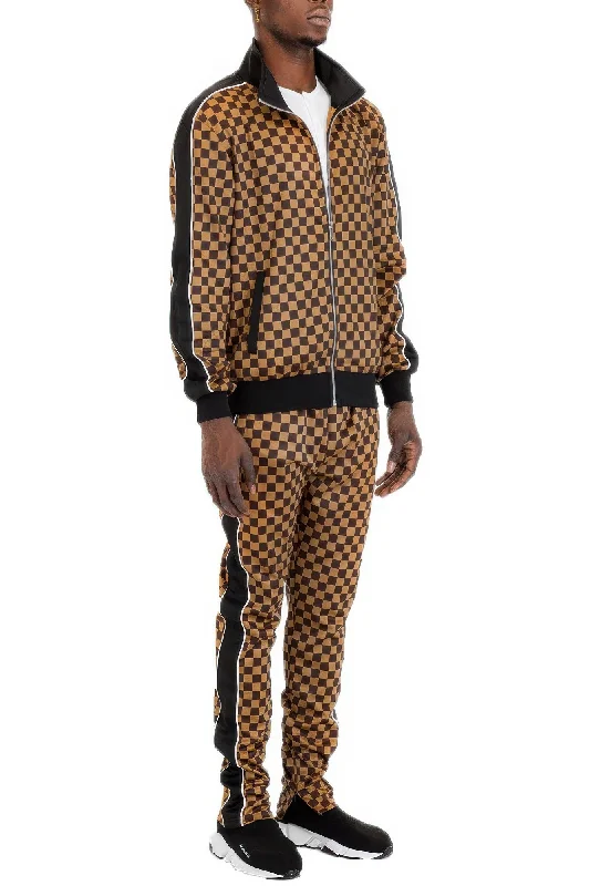 Trendy Comfort Rich Checkered Track Pants