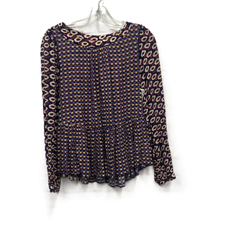 Soft Layers Top Long Sleeve By Maeve In Purple, Size: Xs
