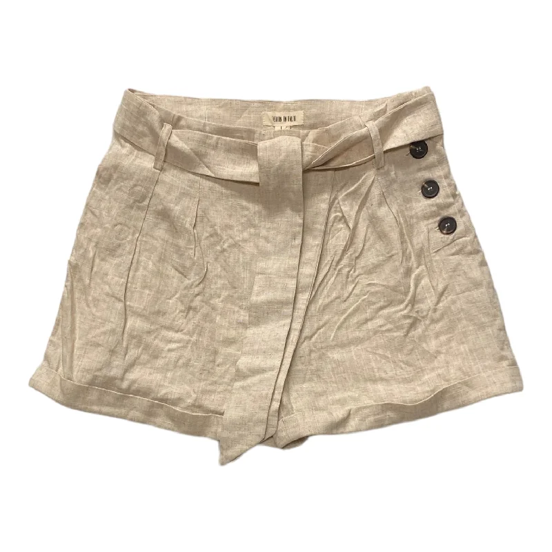 Relaxed Wearables Tan Shorts fashion on earth , Size L