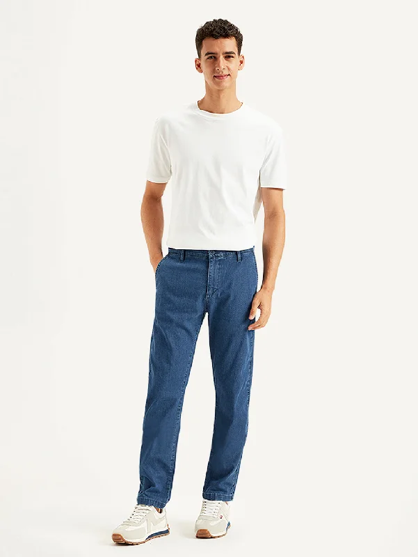 Weekend Outfits Men's Tapered Fit Blue Jeans