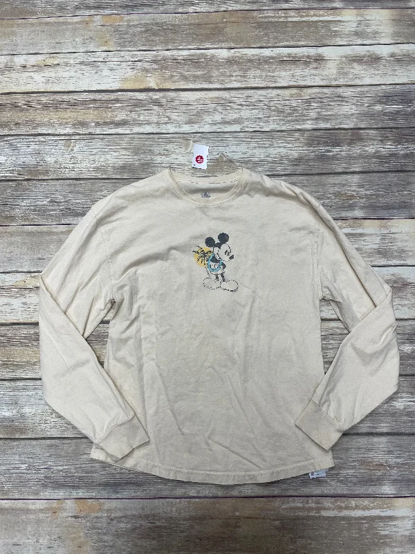 Outdoor Gear Top Long Sleeve By Disney Store In Yellow, Size: L