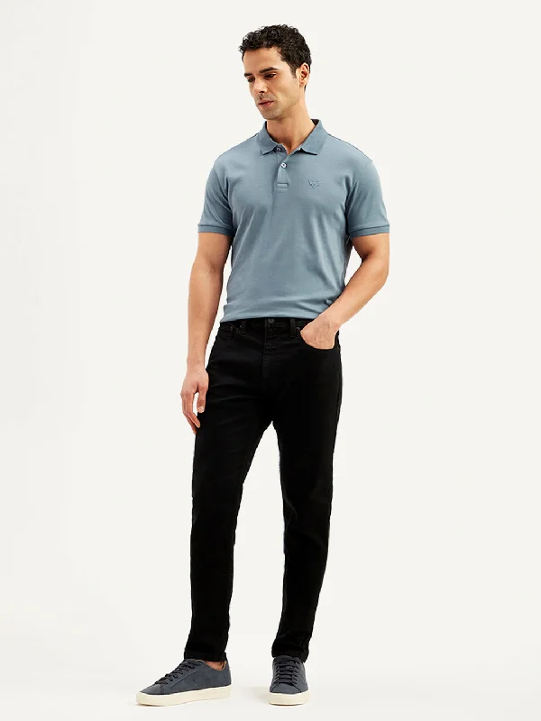 Sports Pants Men's 512 Slim Tapered Fit Black Jeans