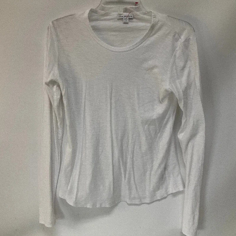 Lightweight Gear Top Long Sleeve By James Perse In White, Size: S