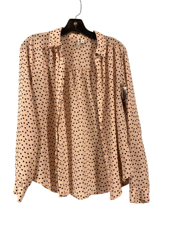 Timeless Apparel Top Long Sleeve By Elle In Pink, Size: S