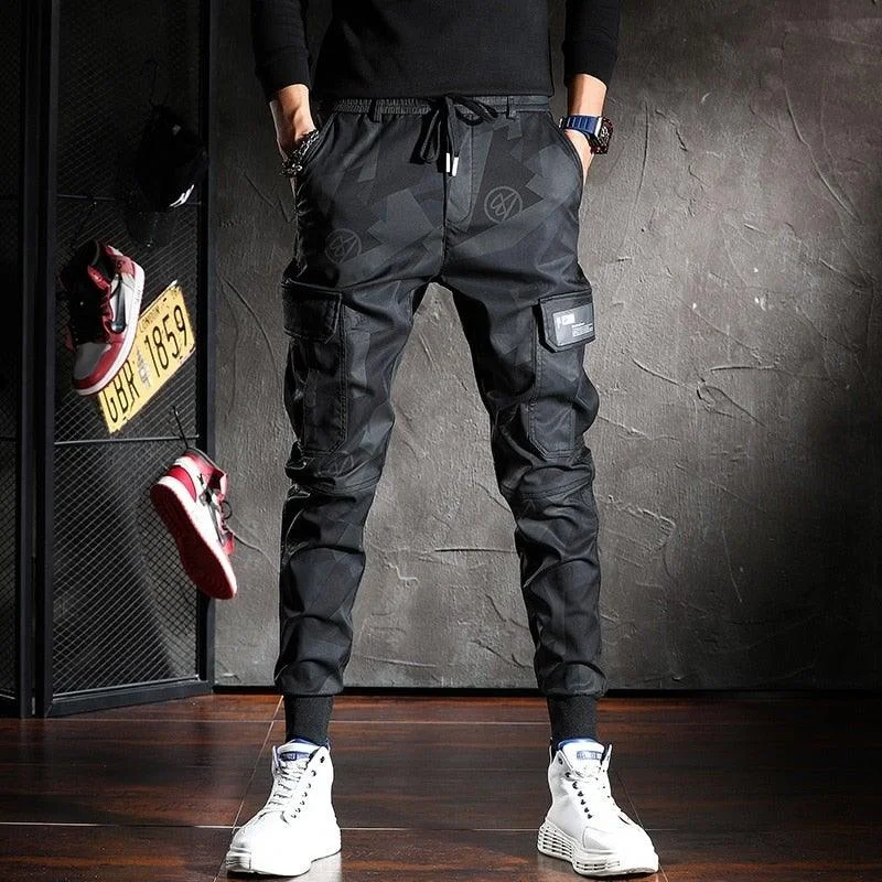 Basic Fashion Men's Camouflage Streetwear Designer Cargo Pants