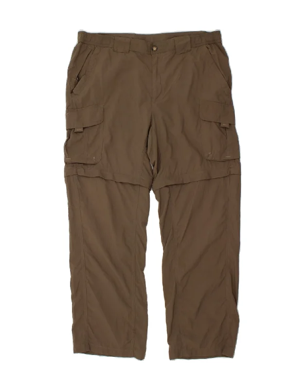 Casual Wear COLUMBIA Mens Titanium Straight Hiking Cargo Trousers Large W36 L30 Grey Casual Wear COLUMBIA Mens Titanium Straight Hiking Cargo Trousers Large W36 L30 Grey