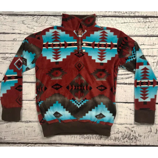 Relaxed Fits Western Wits Men's Red Canyon Pullover