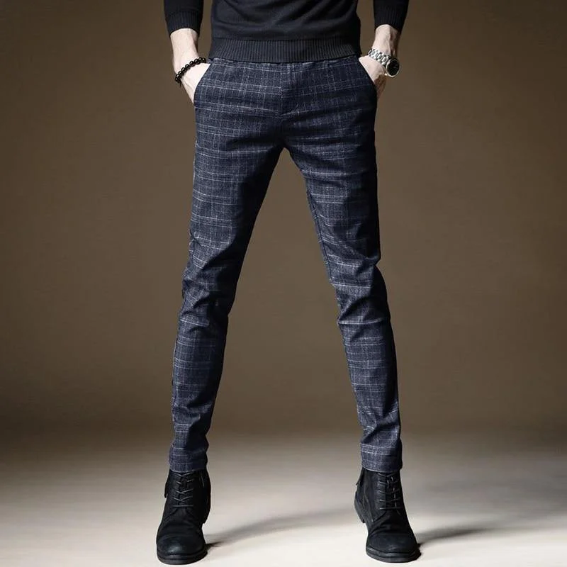 Autumn Upscale Men's Classic Thick Cotton Pants