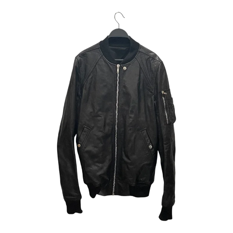 Luxury Comfort Rick Owens/Leather Jkt/44/Leather/BLK/BOMBER JACKET