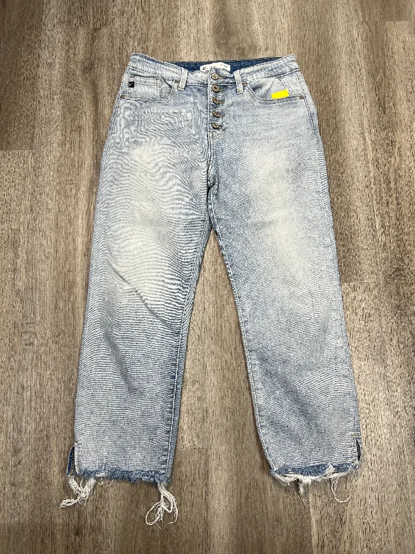 Versatile Outfits Jeans Cropped By Kancan In Blue Denim, Size: 4