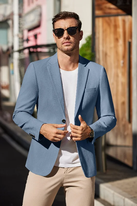 Casual Cotton Blend Blazer (US Only)