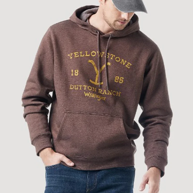Timeless Apparel Wrangler Men's Yellowstone Hoodie