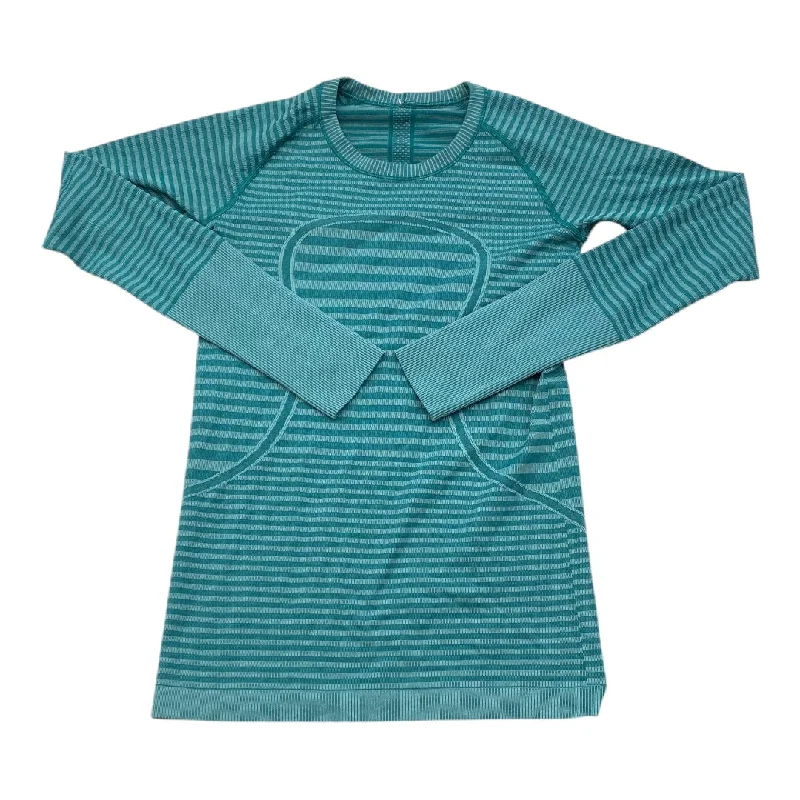 Relaxed Wearables Athletic Top Long Sleeve Crewneck By Lululemon In Green, Size: 6