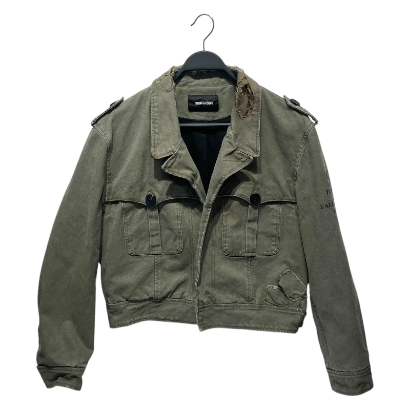 SONGAADON/Military Jkt/M/Cotton/GRN/