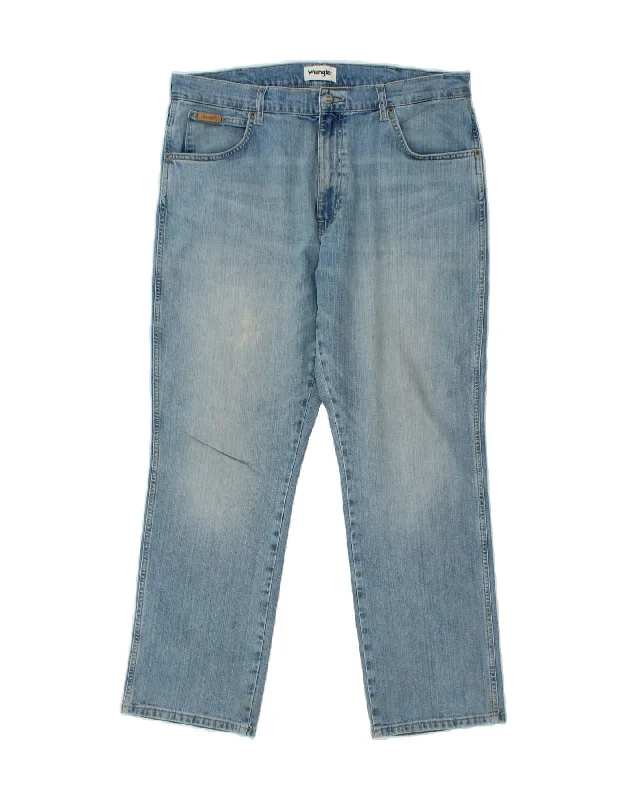 Comfortable Shoes WRANGLER Mens Texas Straight Jeans W38 L29 Blue Cotton