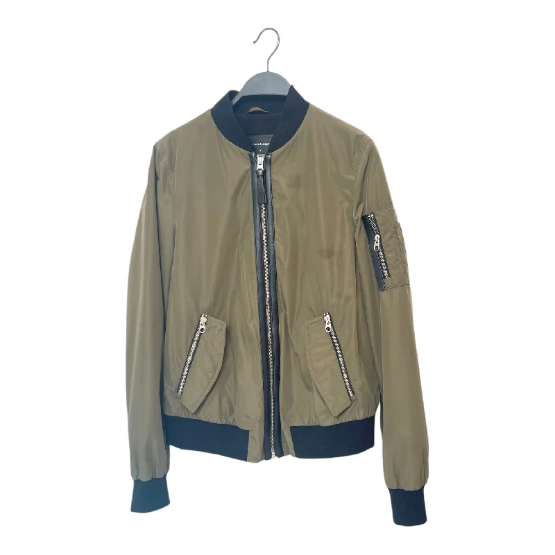 Casual Chic MACKAGE/Leather Jkt/XS/Acrylic/GRN/LIPS ON BACK