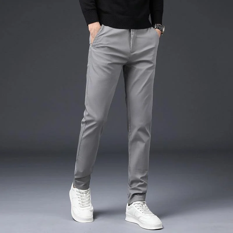 Versatile Wardrobe JAYWOOD Men's Straight Slim Fit Business Pants