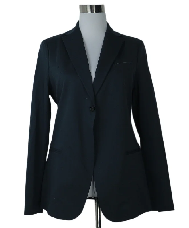 Modern Casuals Fabiana Filippi Navy Cotton Jacket sz 4