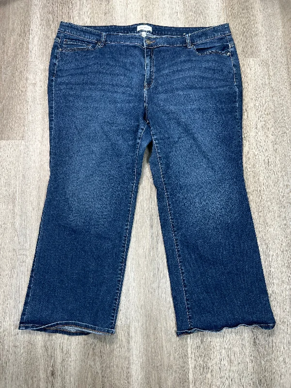 Versatile Wardrobe Jeans Boot Cut By Lane Bryant In Blue Denim, Size: 28