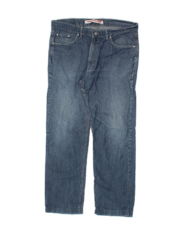 Luxury Comfort CARRERA Mens 700 Regular Straight Jeans W38 L29 Blue