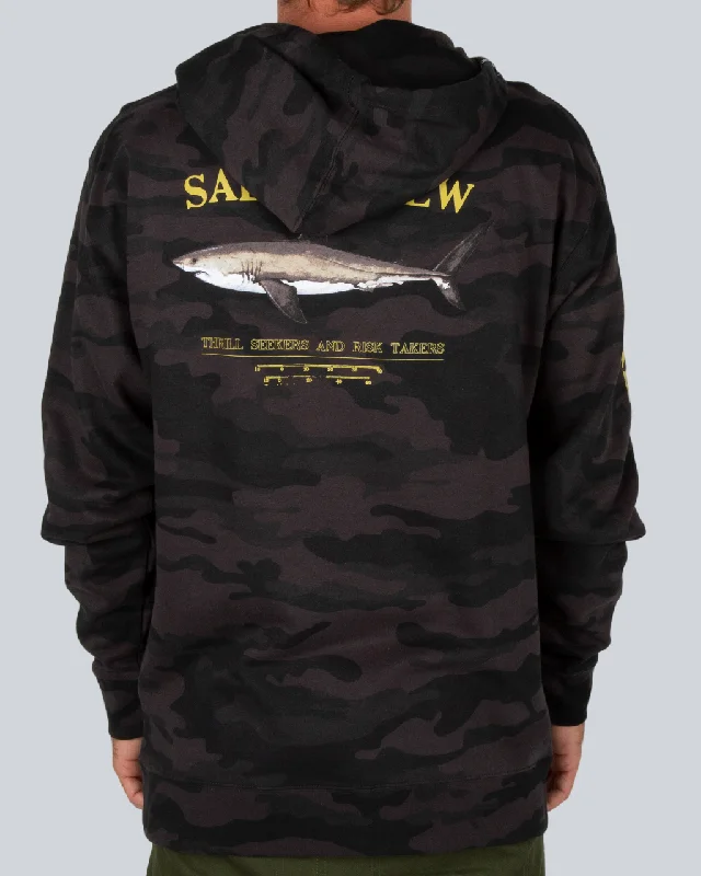 Basic Fashion Bruce Hood Fleece - Black/Camo