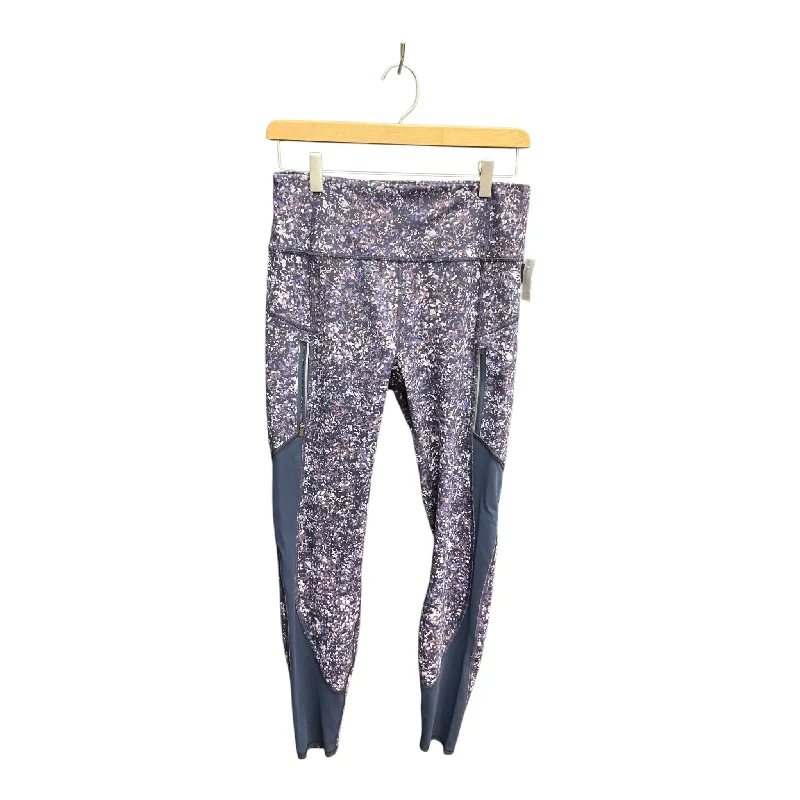 Classic Wear Athletic Leggings By Athleta In Purple, Size: M